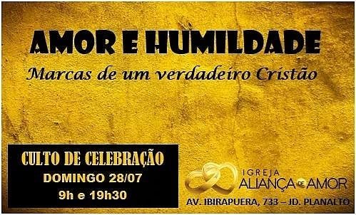 amor e humildade