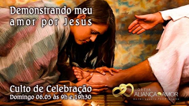 demonstrando meu amor por Jesus